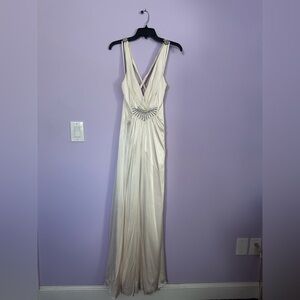 Beautiful white dress for prom or formal occasions
